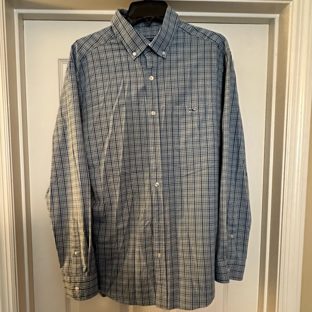 Vineyard Vines Mens Performance Classic Fit Tucker Shirt Size Large